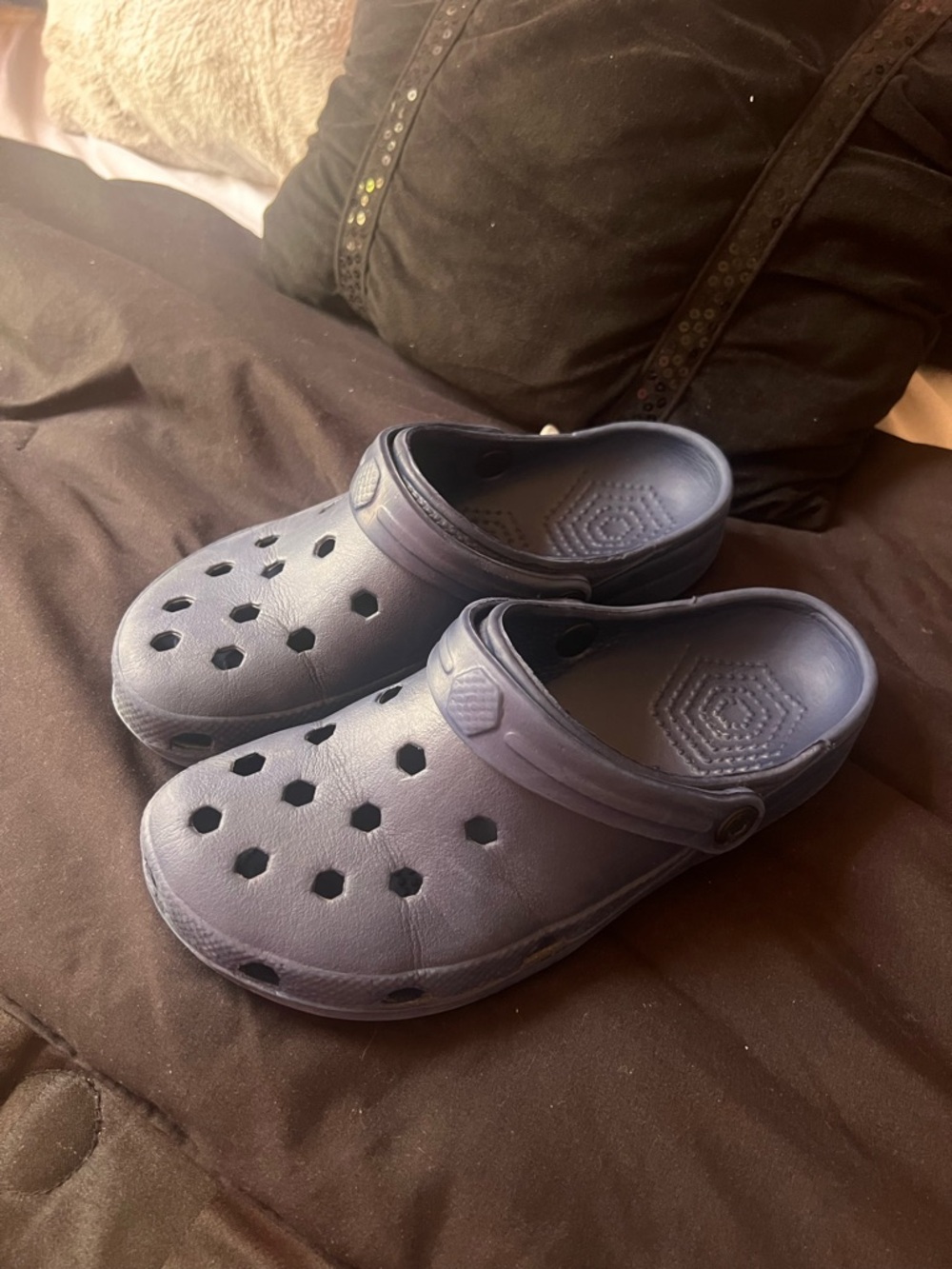 Blue CROCS
